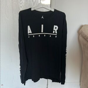 Jordan Black Long Sleeve Tee